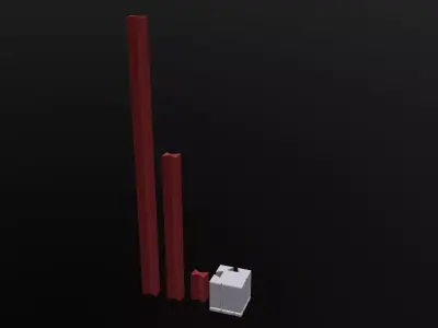 Medieval Corner Wall Bottom SnapFit Modular Tile 3D print model