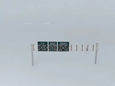 Road Sign Sydney Harbour Bridge North Side Free 3D model