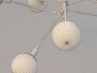Sonneman Orb 10 Pendant Light 3D model