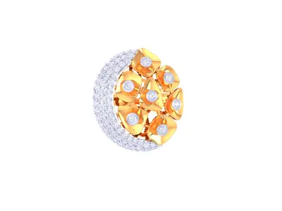  Women Ring MTL 3dm STL OBJ FBX Details 3D print model 56