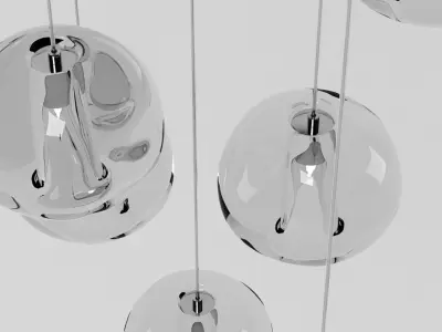 Terzani Mezu Hanging Lamp 3D model