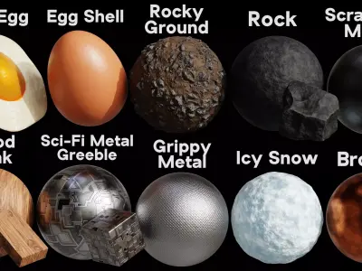 Blender Procedural Material Pack 18 Texture