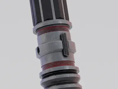 Custom Lightsaber 3D model