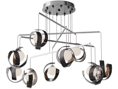 Riza 10 Light Mobile Pendant 3D model