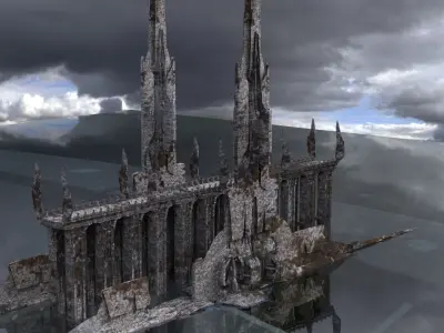 Halls of Power Kit bash 3D model