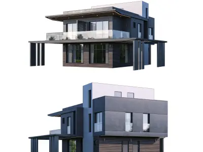 Modern Villa - 3 3D model