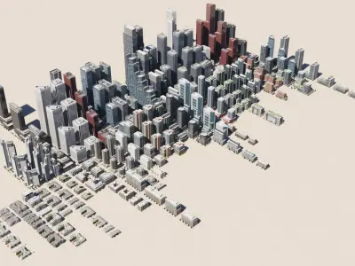  Cityscape Kitbash Collection Vol2 