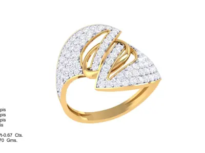  Women Ring MTL 3dm STL OBJ FBX Details 3D print model 43