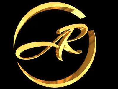 AR Logo 3D Design 3D model