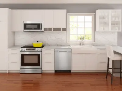 Family Kitchen Set 04 3D model