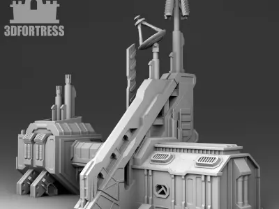 Martian Strategic Management Center 3D print model