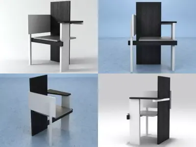Berlin Chair 3D model