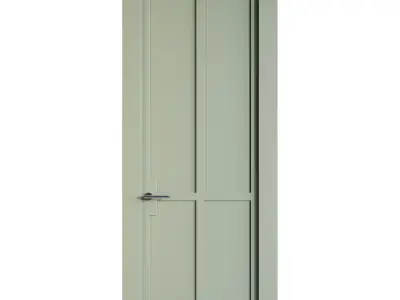 Modern entrance door 34 3D model