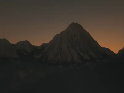 Snow-Covered Landscape 3D model