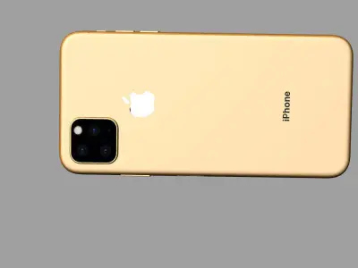 2019 iphone XI Max gold 3D print model