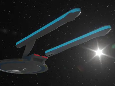 Rothwell Class Light Cruiser Free 3D model