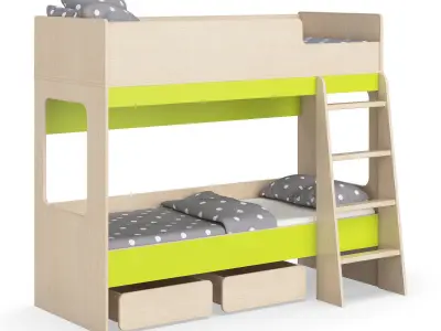 Legenda K38 childrens modular bed 3D model