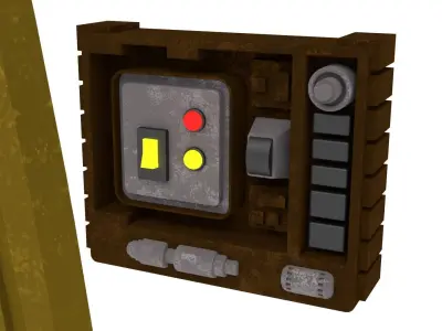 Jabbas Prison door 1-6 scale Hottoys 3D print model