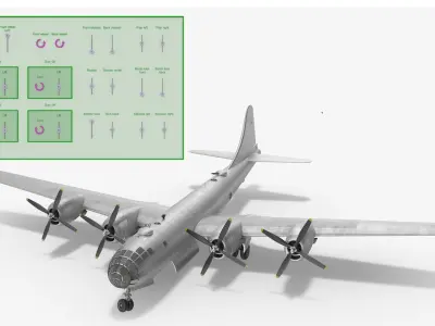  Strategic Heavy Bomber Rigged 