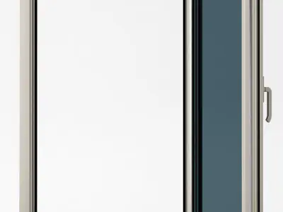 Plastic casement window 06 3D model