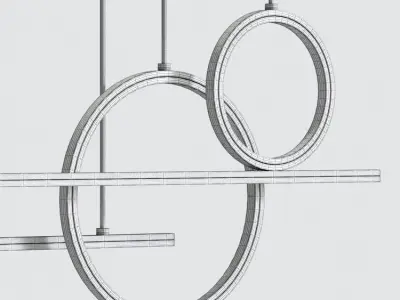 Ophelia Ceiling Chandelier 3D model