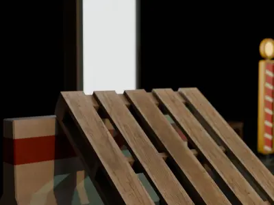 Street Props Low-poly 3D model