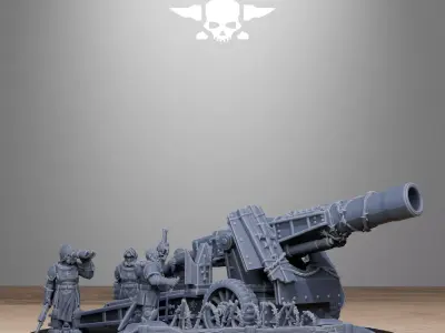 RoyalGuard Artillery 3D print model