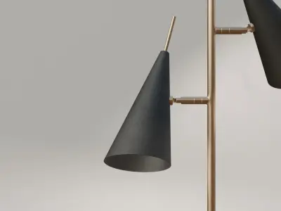 Owen Table Lamp Low-poly 3D model
