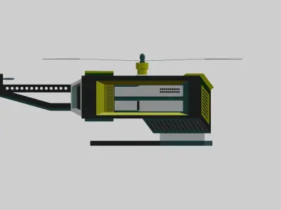 Military Spy Drone 3D model