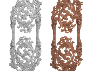 Door decor 004 3D print model