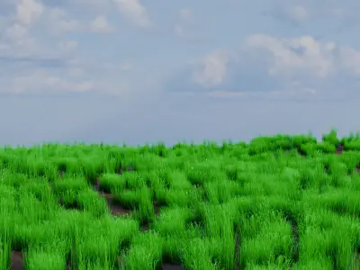 Procedural Grass Trial 3D model
