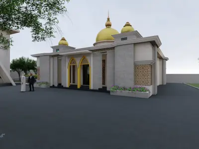 Mosque BIM Modelling 3D model