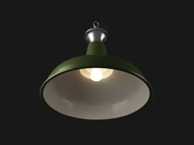 pirelli warehouse ceiling light 3D model
