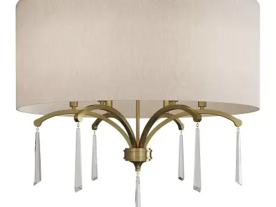 Gwyneth Drum Chandelier Low-poly 3D model