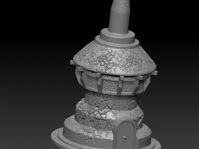 House fantasy tower  3D model