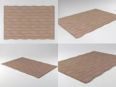 Marea four wavy floor mats 3D model