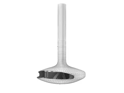 Gyrofocus Glass Suspended Fireplace 3D model