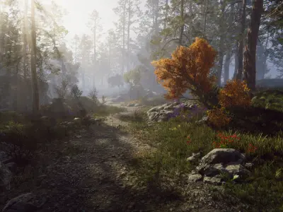 Rocky Hills Environment - Mega Pack Low-poly 3D model