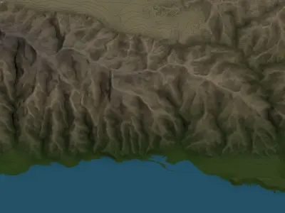 Caracas Low-poly 3D model