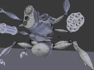 Fighting Robot 3D model