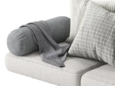 Seat Pillow Set 02 3D model