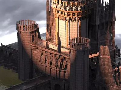 Magna Carter Fortress 6  3D model