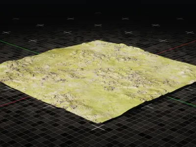 Iceland Terrain 6 3D model