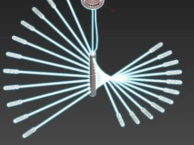 ragno pendant light 3D model