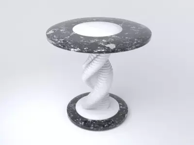 Contemporary high dining table 3D model