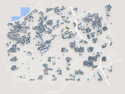 Alexandria City Egypt 3D model