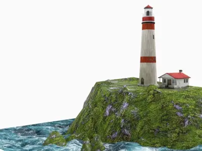 Lighthouse 3D model 16
