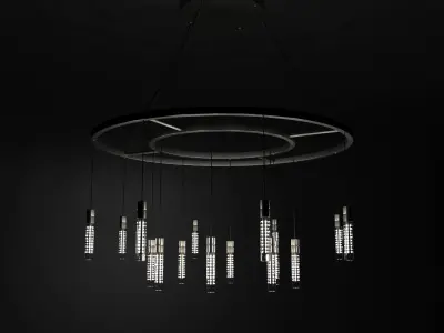 Modern Chandelier 3D model shop