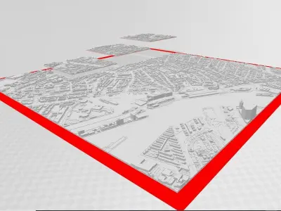 Amsterdam 3D print in parts 3D print model  3D print model