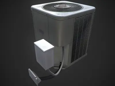 AC Unit Low-poly 3D model buy